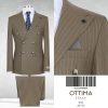 Italian Pin-Stripped Double-Breasted Suits